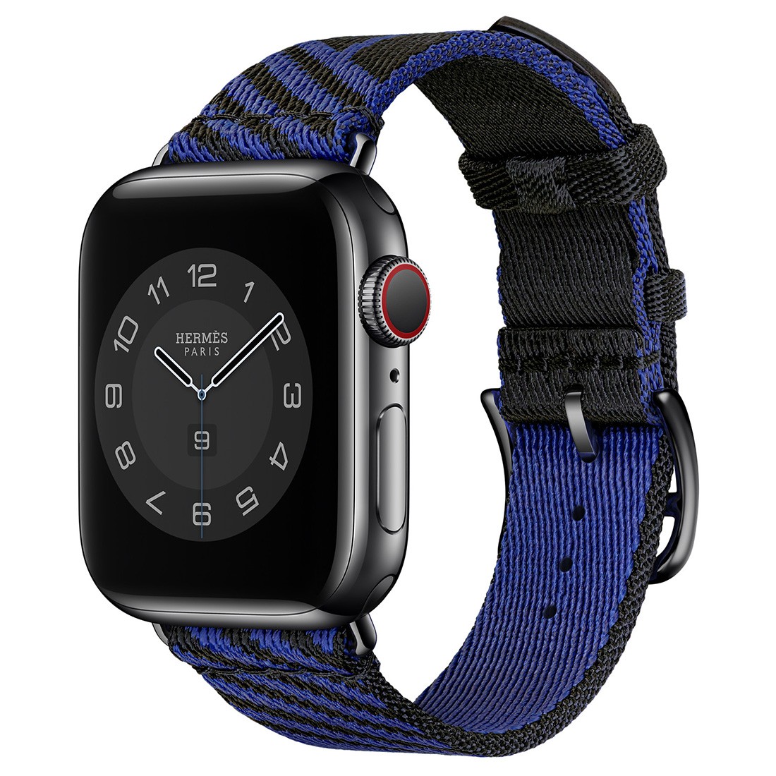 Apple Watch Cloth Loop Mavi Siyah