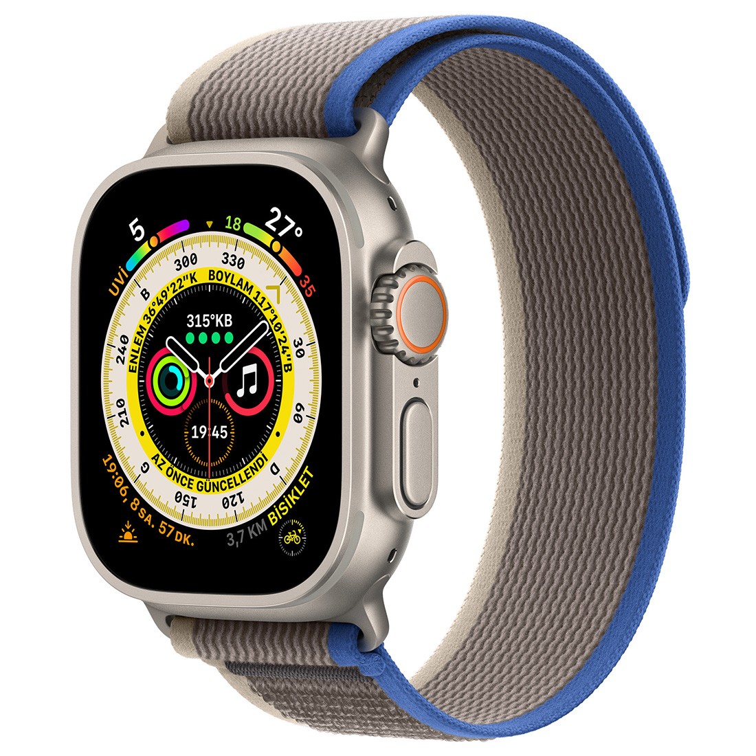 Apple Watch Trail Loop Gri Mavi