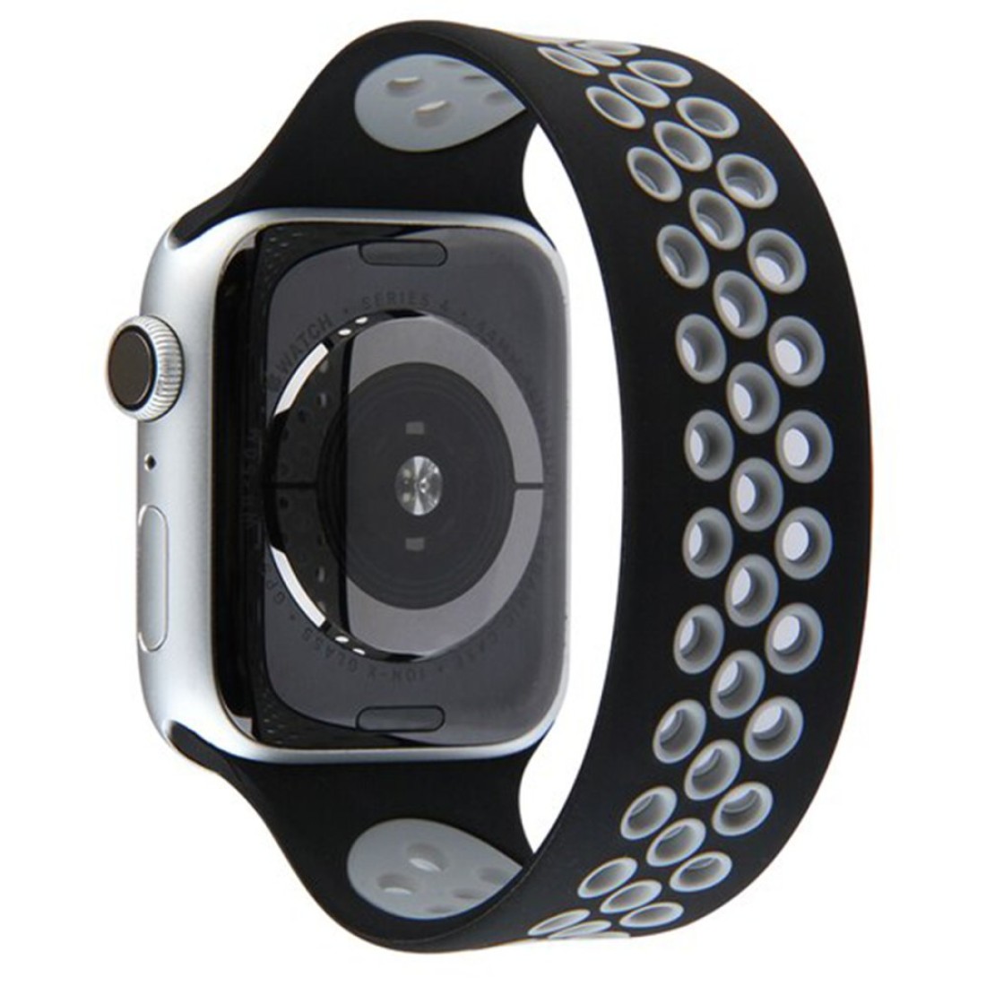 Apple Watch High Solo Loop Siyah-Gri