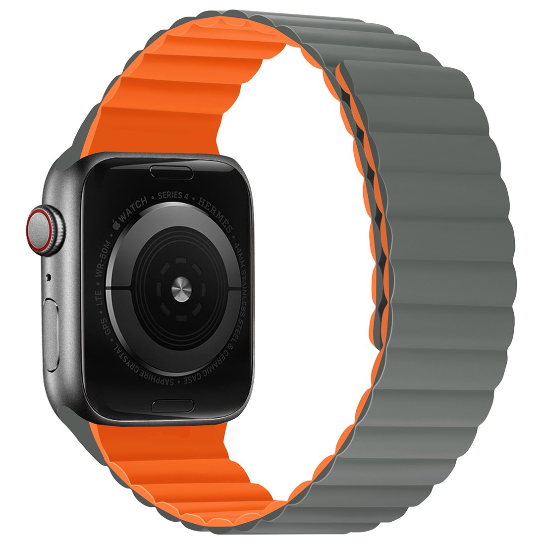 Apple Watch Bump Loop Gri Turuncu