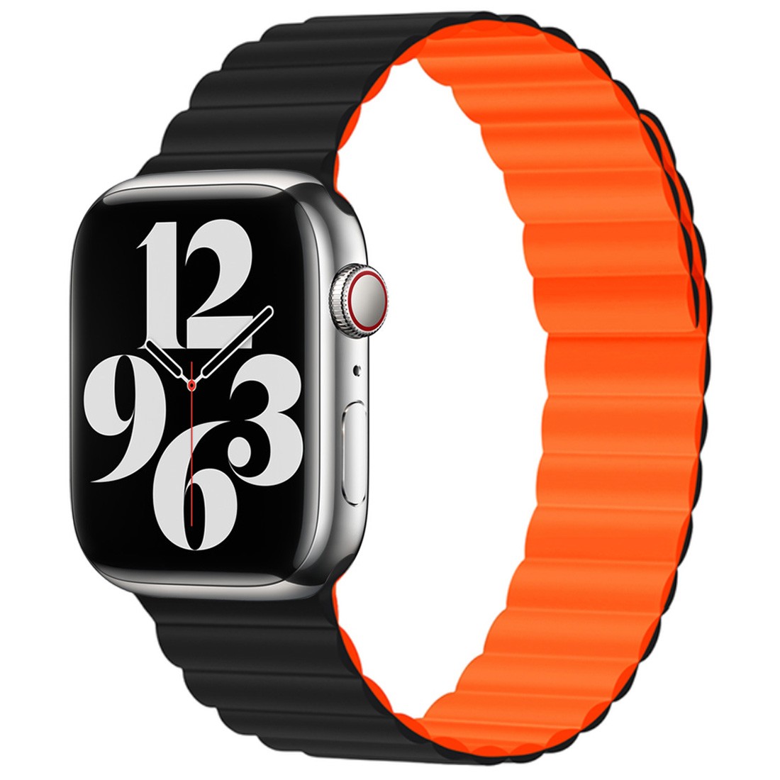 Apple Watch Bump Loop Siyah Turuncu