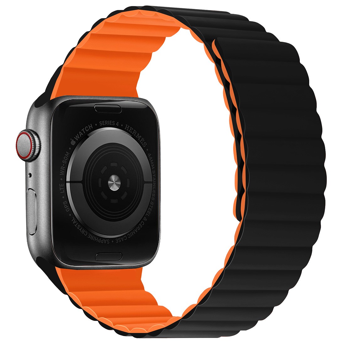 Apple Watch Bump Loop Siyah Turuncu