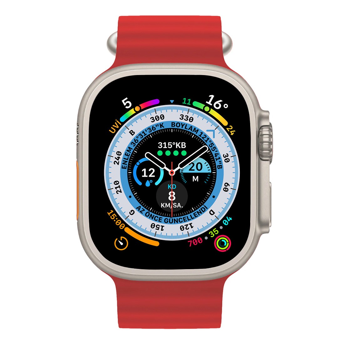 Apple Watch Ocean Loop Kırmızı