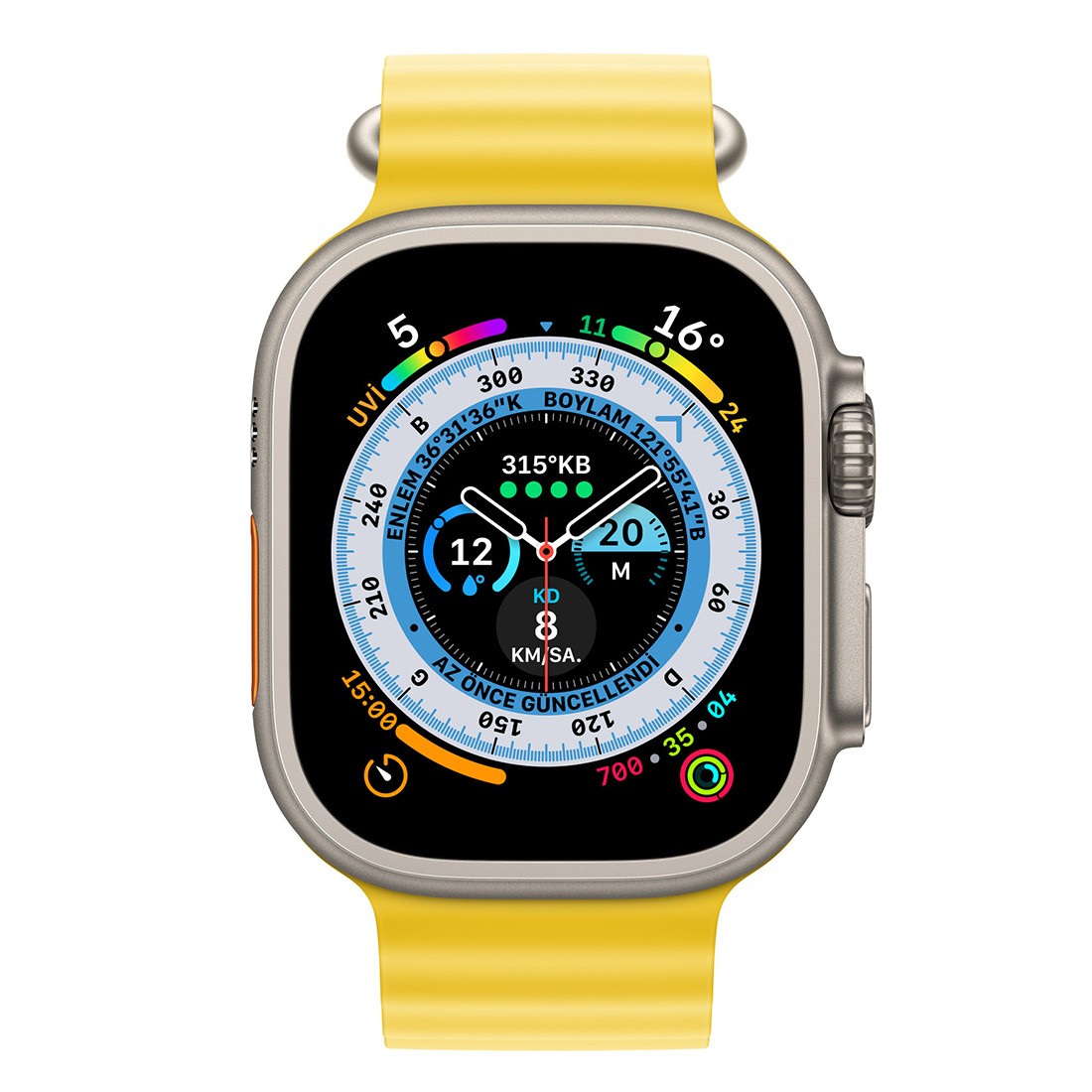 Apple Watch Ocean Loop Sarı