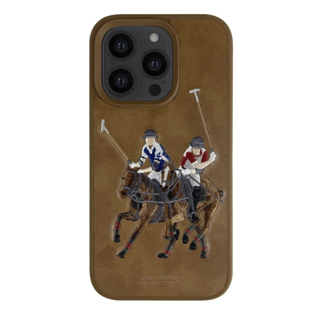 Santa Barbara Polo iPhone 13 Pro Max Jockey Deri Kılıf