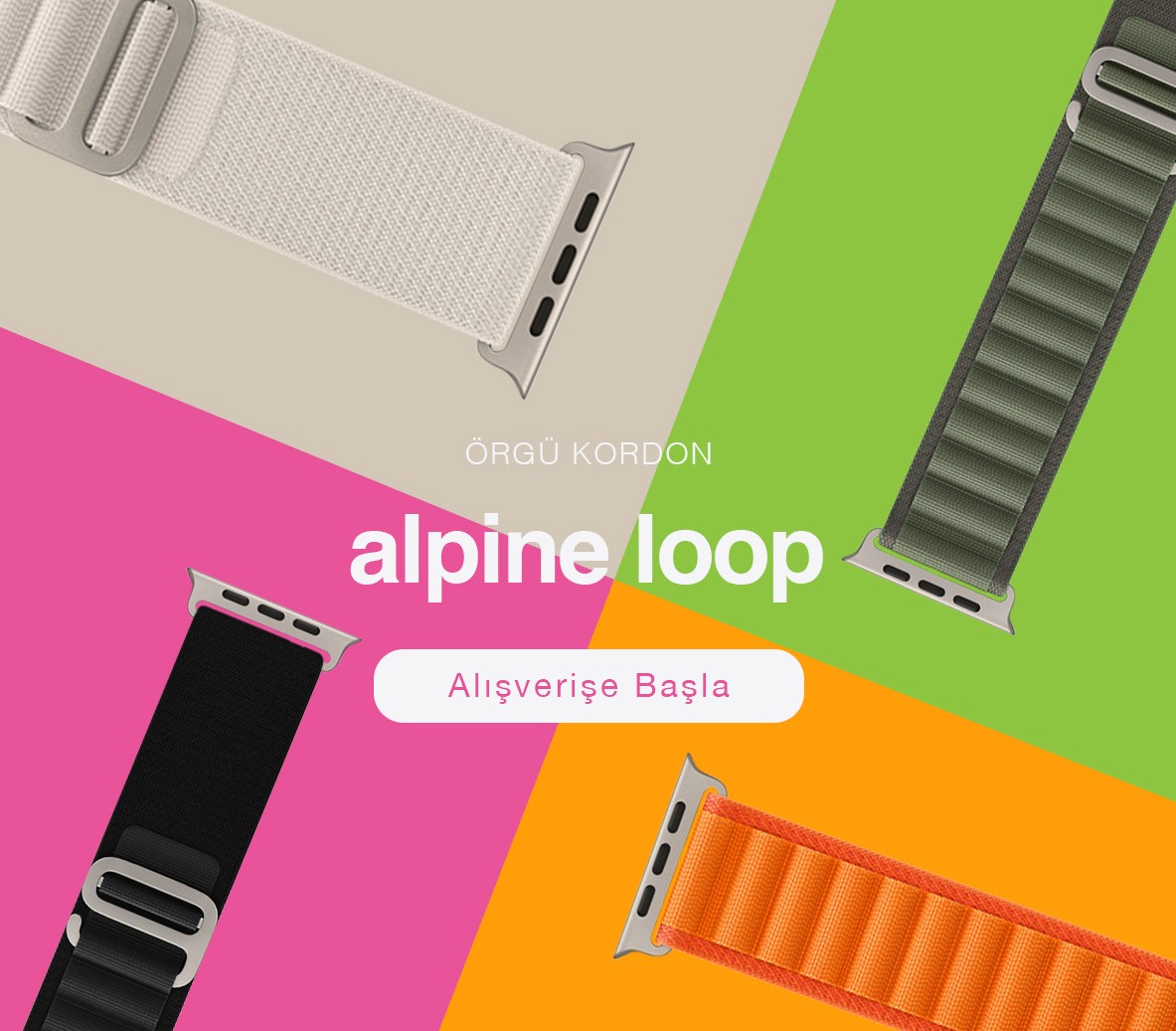 Apple Watch Uyumlu Alpine Loop