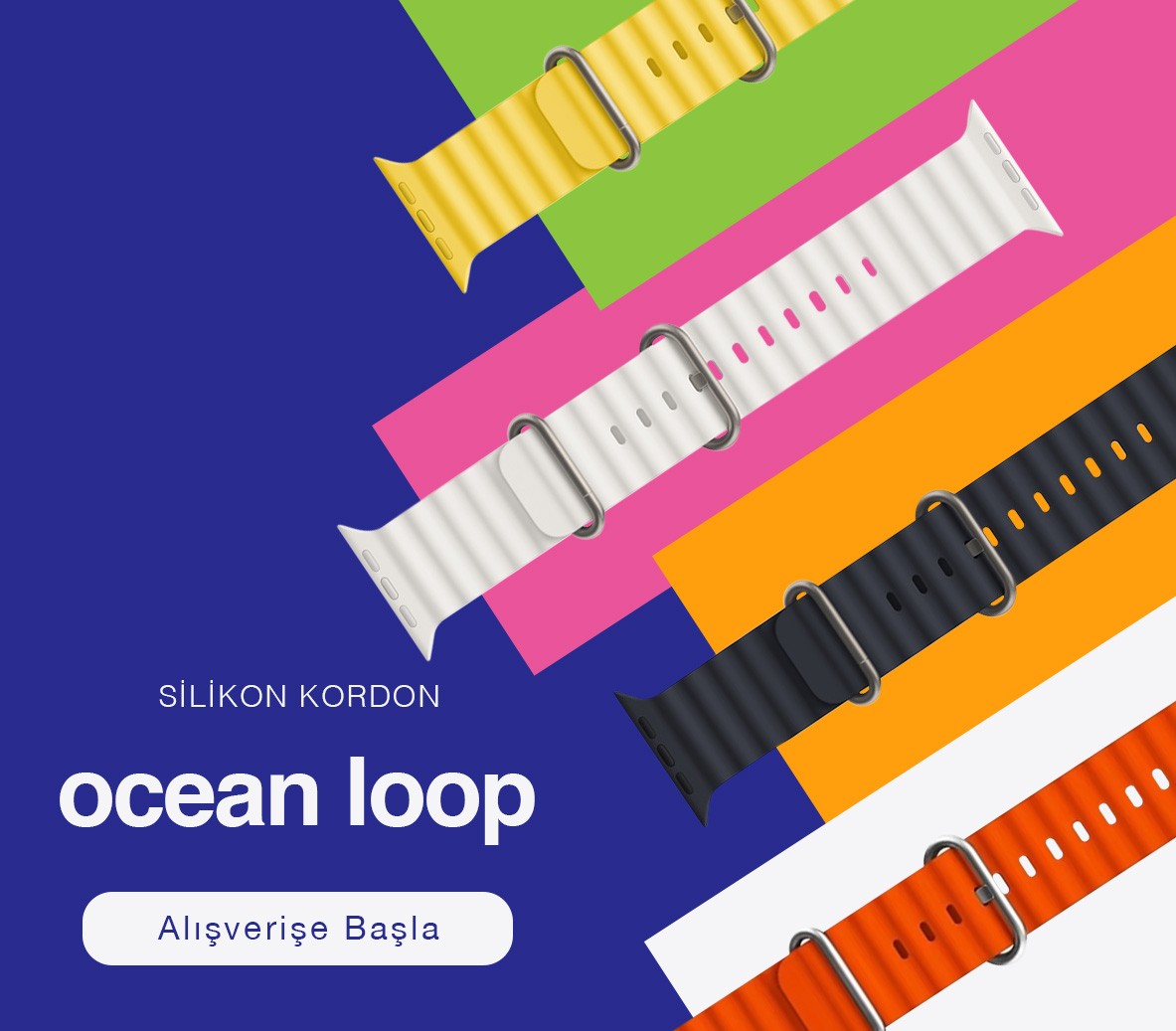 Apple Watch Uyumlu Ocean Loop