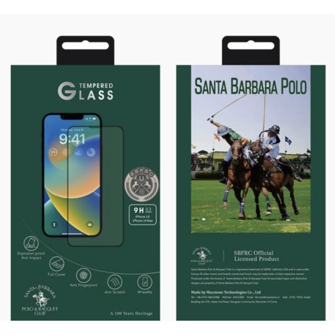 Santa Barbara Polo iPhone 14 Plus 3D Premium Cam Ekran Koruyucu