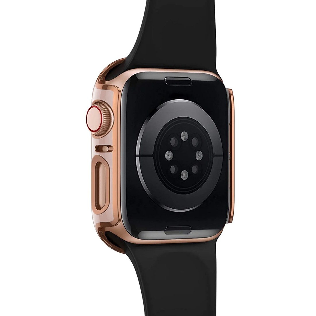 Apple Watch Uyumlu Parlak Gold Detaylı Koruyucu Pudra