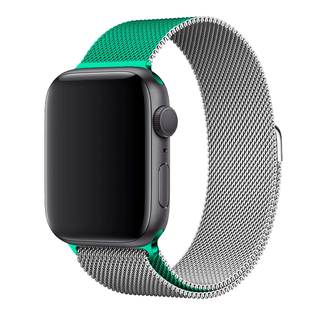 Apple Watch Milano Loop Gri Yeşil