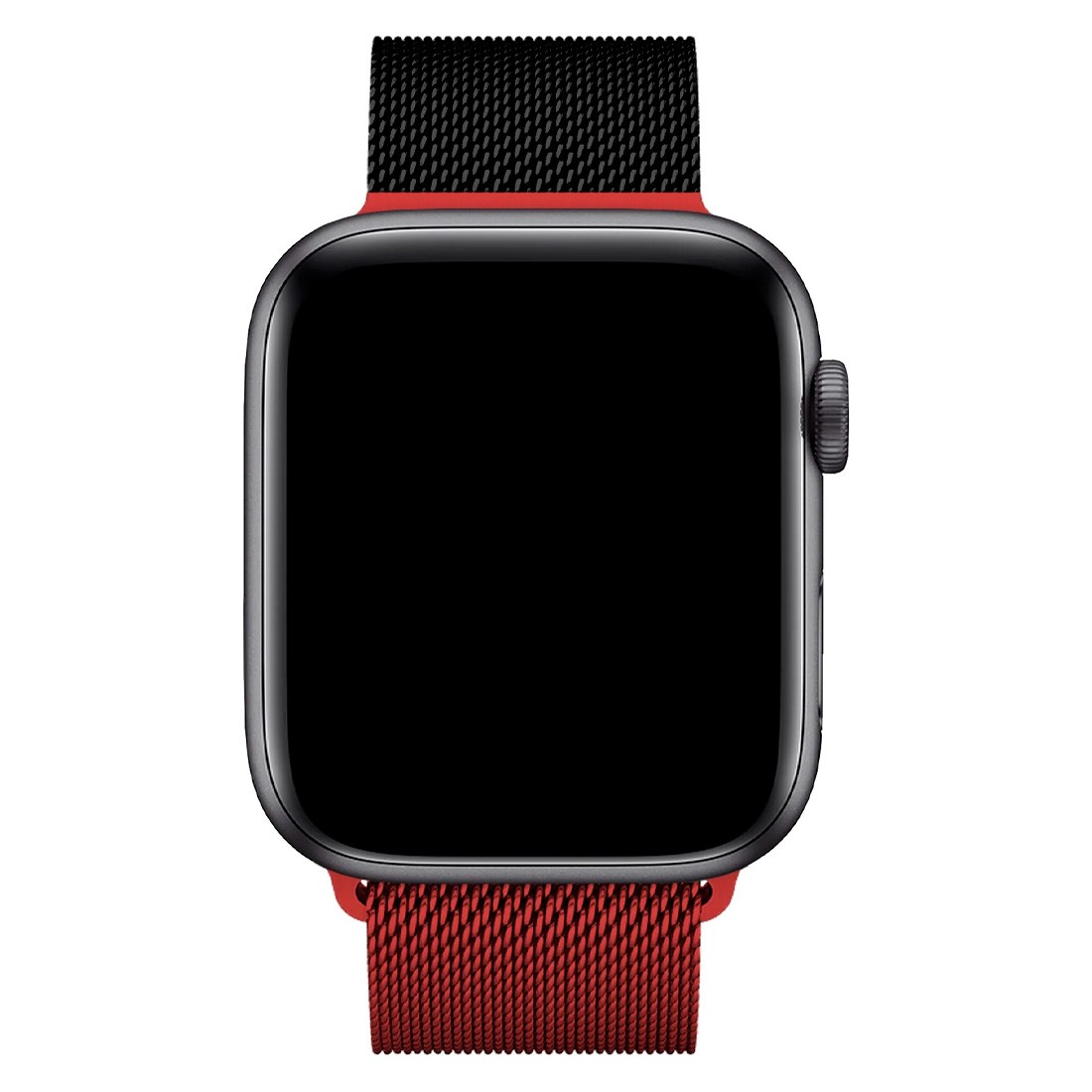 Apple Watch Milano Loop Kırmızı-Siyah