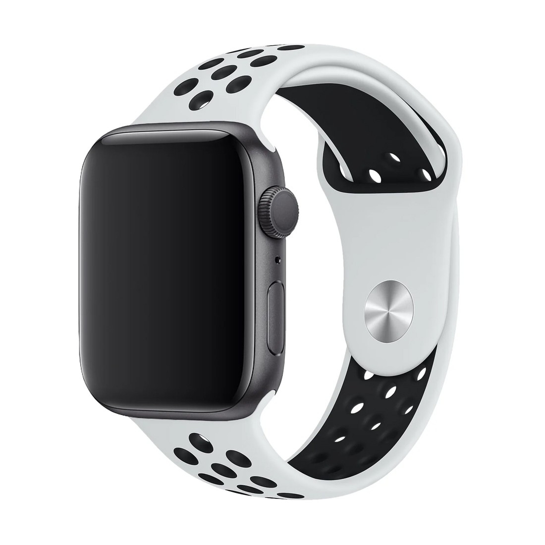 Apple Watch High Loop Beyaz Siyah