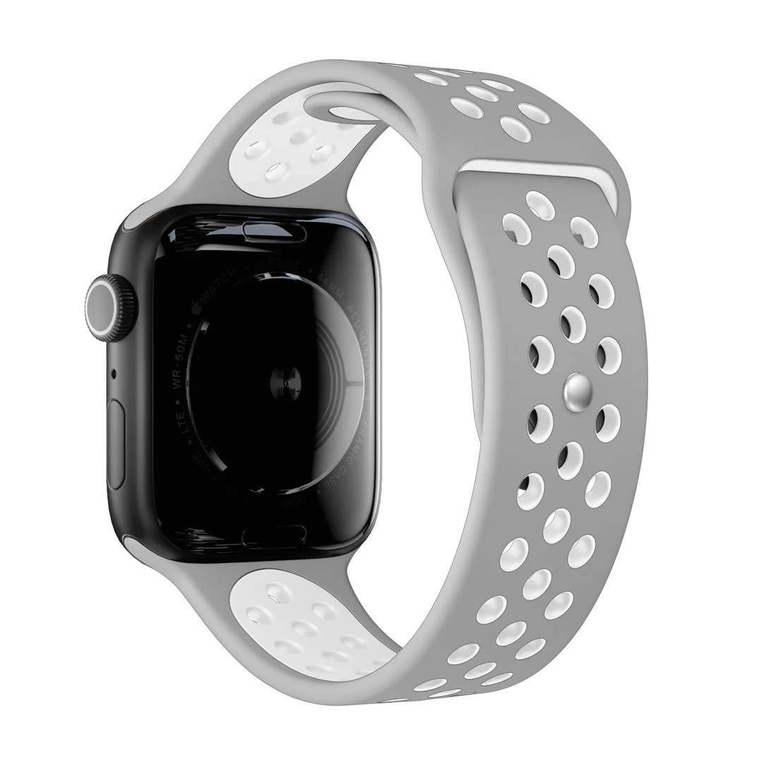 Apple Watch High Loop Gri Beyaz