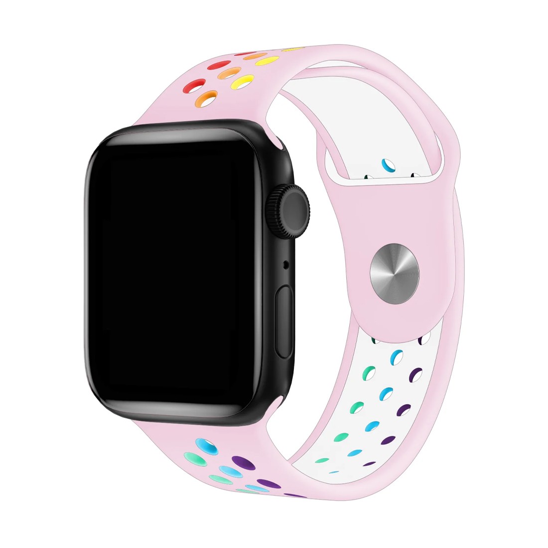 Apple Watch High Loop Pembe Gökkuşağı