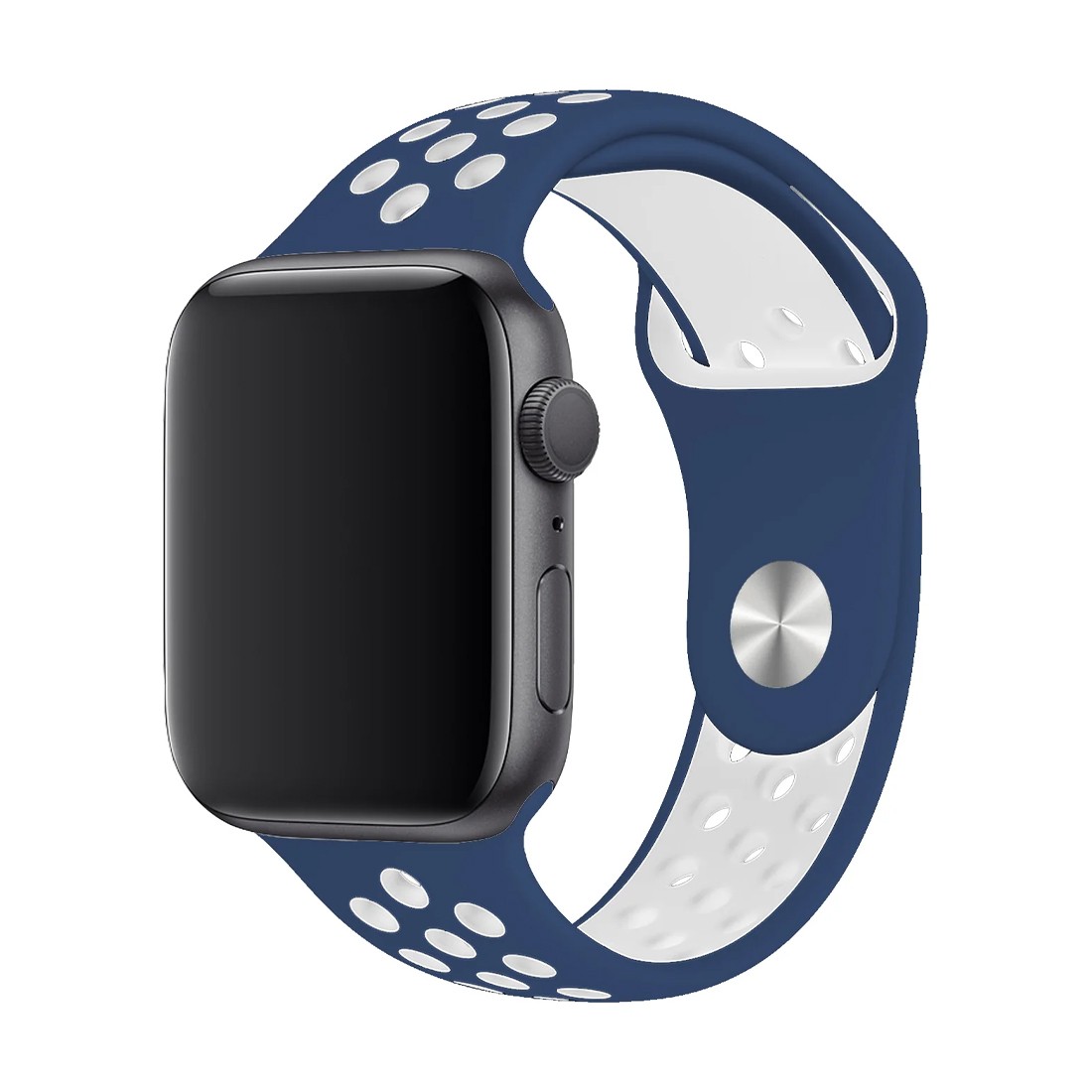 Apple Watch High Loop Lacivert Beyaz