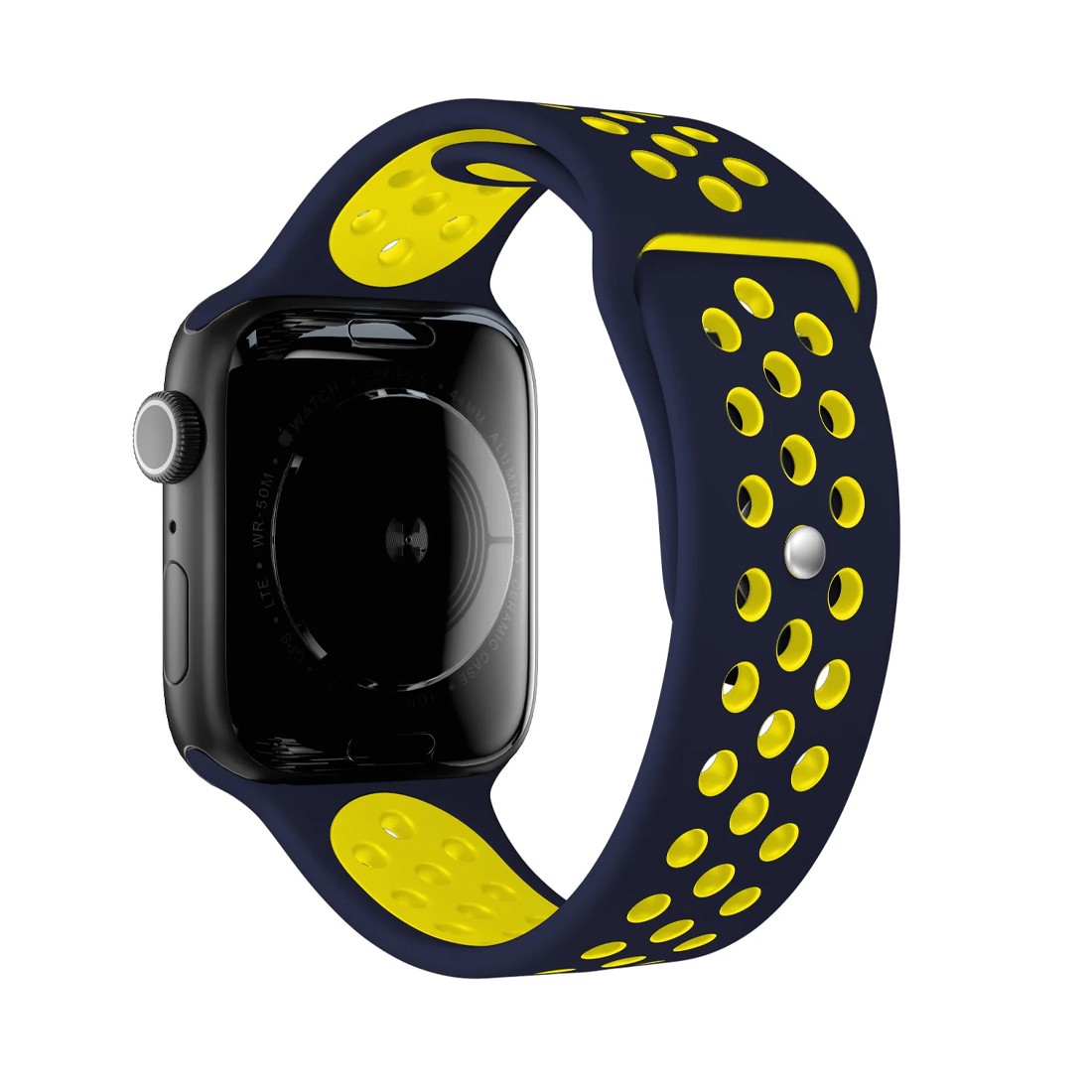 Apple Watch High Loop Lacivert Sarı