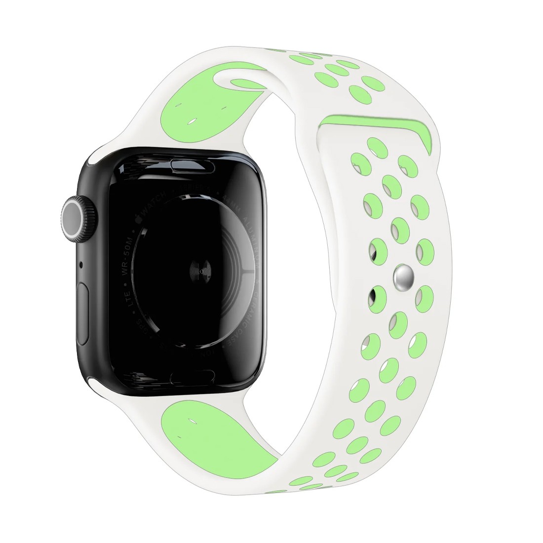 Apple Watch High Loop Gri Neon Yeşil