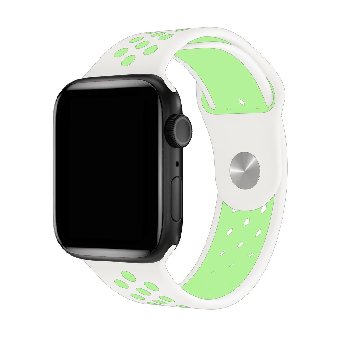 Apple Watch High Loop Gri Neon Yeşil