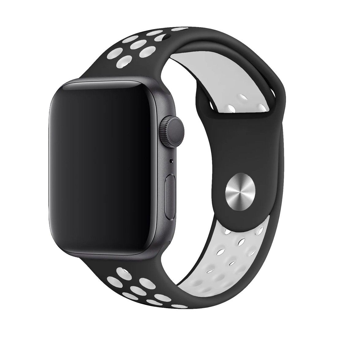 Apple Watch High Loop Siyah Beyaz