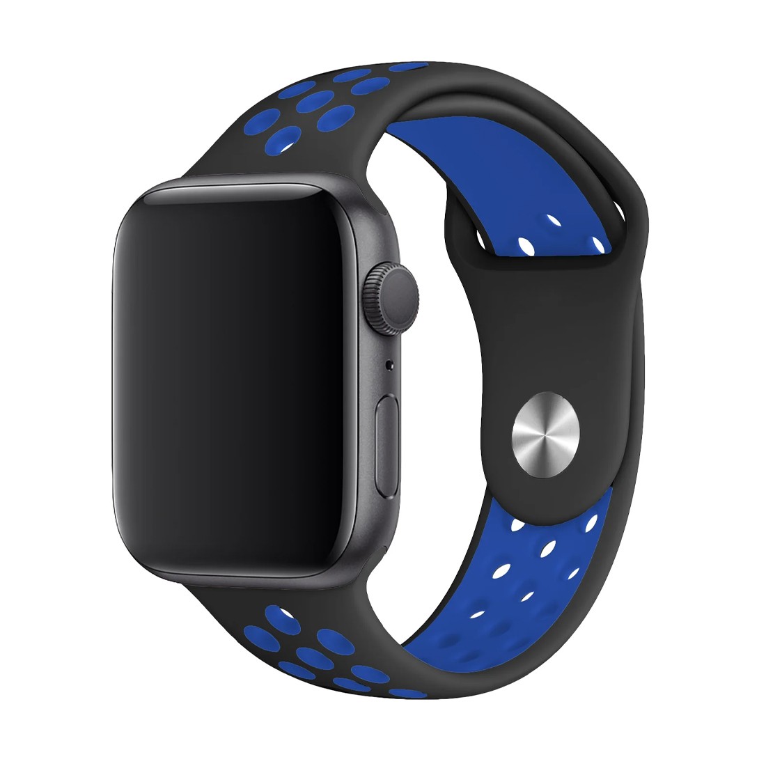 Apple Watch High Loop Siyah Neon Mavi