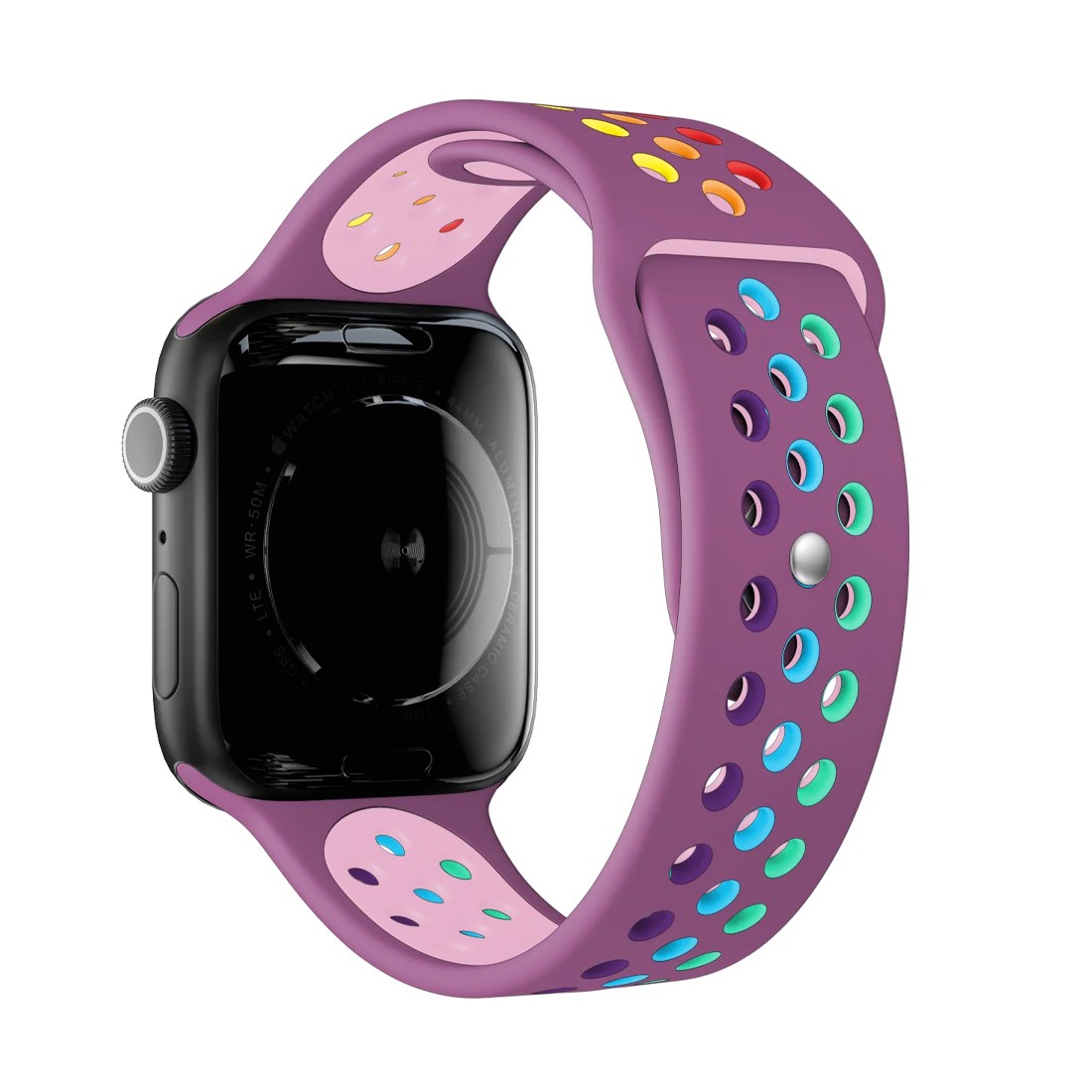 Apple Watch High Loop Eflatun Gökkuşağı